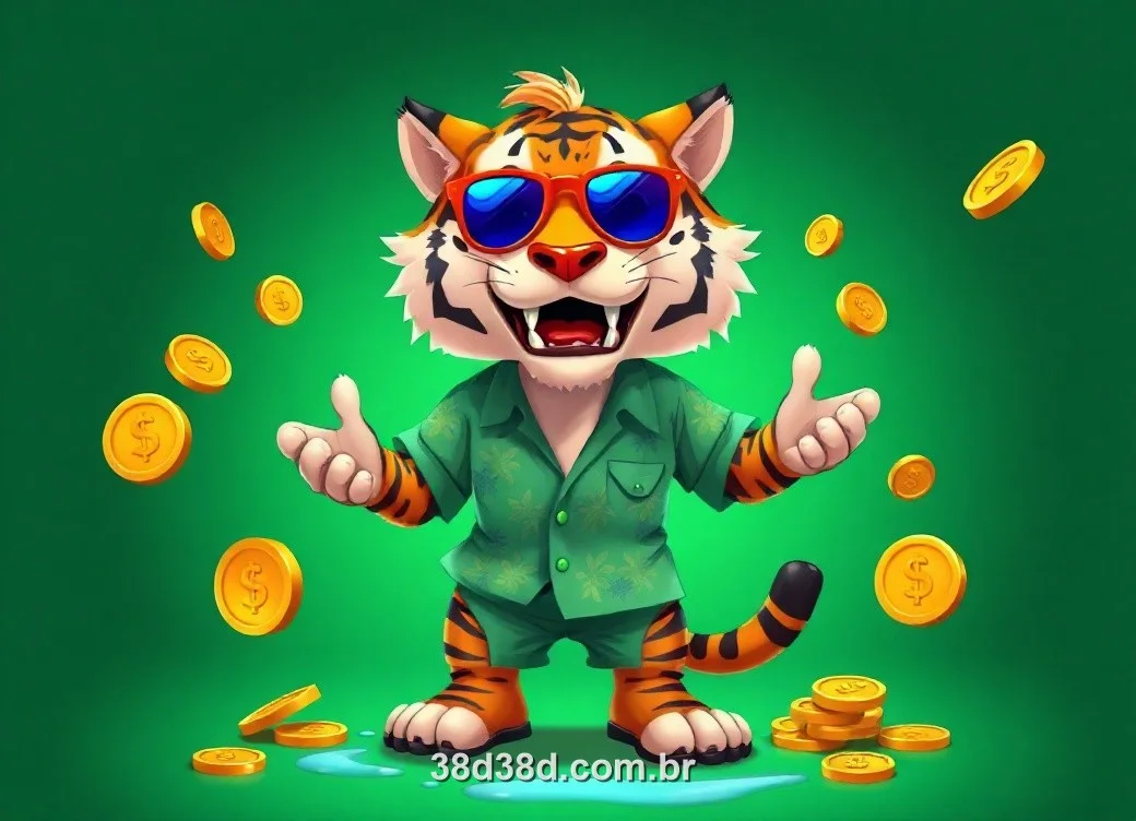 O tigre da sorte, mascote do 38D